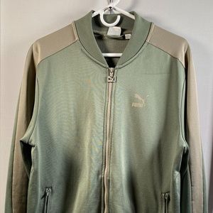Puma Olive Green Track Jacket